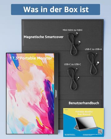 Портативний монітор Yodoit 17.3