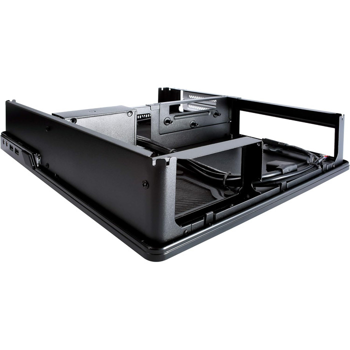 Корпус для ПК Fractal Design Node 804 Black - Компактний, з вентиляторами, для водяного охолодження, USB 3.0