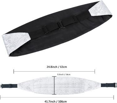 Комплект краватка-хустинка Alizeal Paisley сріблястий, чоловічий, однорозмірний