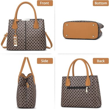 Сумка жіноча DIRRONA Retro Khaki: класична сумка-месенджер через плече, повсякденна крос-боді сумка зі штучної шкіри для подорожей та вечірок