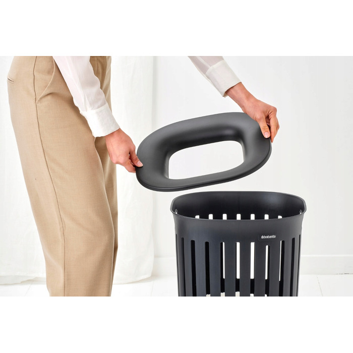 Кошик для білизни Brabantia 55 л, підлоговий, чорний