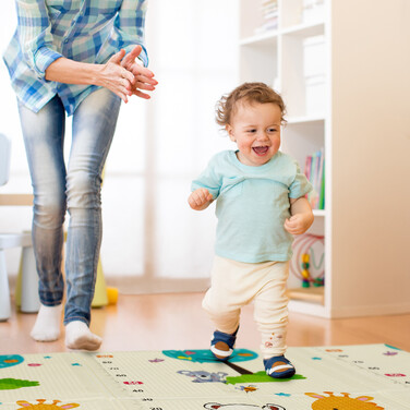 Relaxdays Foldable Play Mat with Animal Motifs