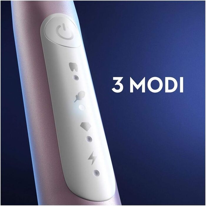 Звукова зубна щітка Oral-B Pulsonic Slim Luxe 4500 Rosegold: 3 режими чищення, 2 насадки, кейс для подорожей