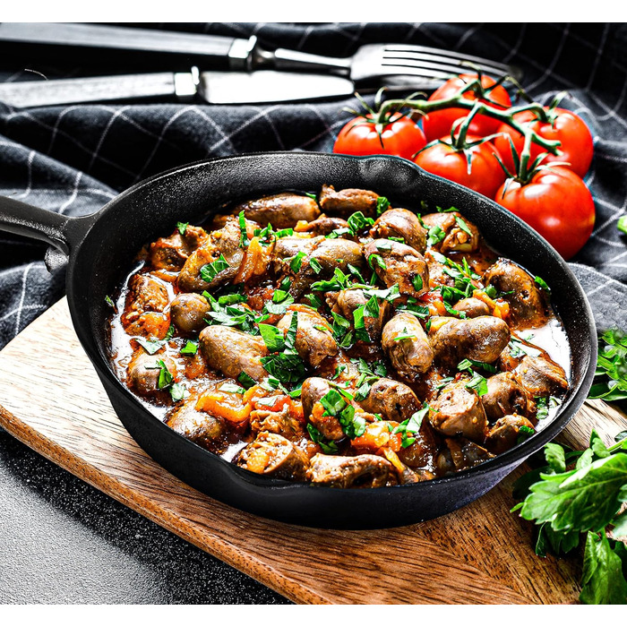 Набір чавунних сковорідок Utopia Kitchen 3 шт: 15, 20, 25 см – універсальні для всіх плит