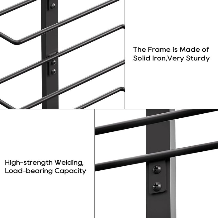 Настінна вітрина для вина MOREE – 18 пляшок, металева, для зберігання вина, коньяку, шампанського