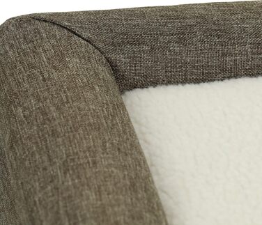 Relaxdays Cat Cave Indoor, Retreat for Cats & Small Dogs, Pet Hideaway 2 Levels, HxWxD: 44 x 38 x 38 cm, grey