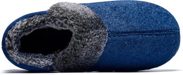 Тапочки Mishansha Herren Winter Warme Hausschuhe з піною Memory Foam, зимові, теплих блакитних кольорів, розмір 38-49