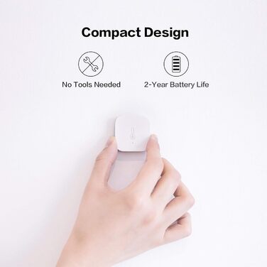 Aqara Temperature and Humidity Sensor 3-Pack, Requires Aqara Hub, Zigbee, for Remote Monitoring and Smart Home, Wireless Hygrometer-Thermometer, Compatible with Apple HomeKit, Alexa, IFTTT