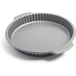 KitchenAid Bakeware Aluminized Steel, PFAS-free, Non-stick coating, 28 cm Quiche pan, freezer-safe, oven-safe up to 230°C, dishwasher-safe, Grey