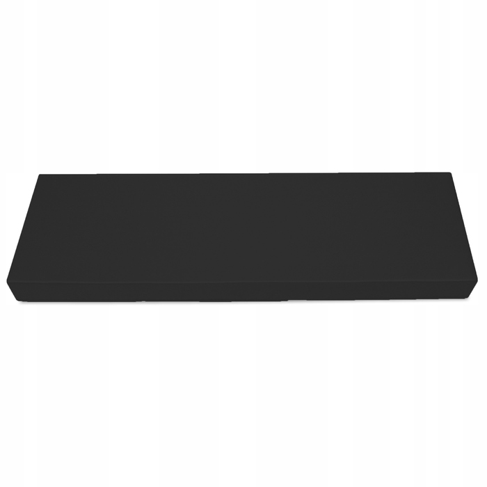 Подушка Superkissen24 120 x 40 x 8 см, чорна