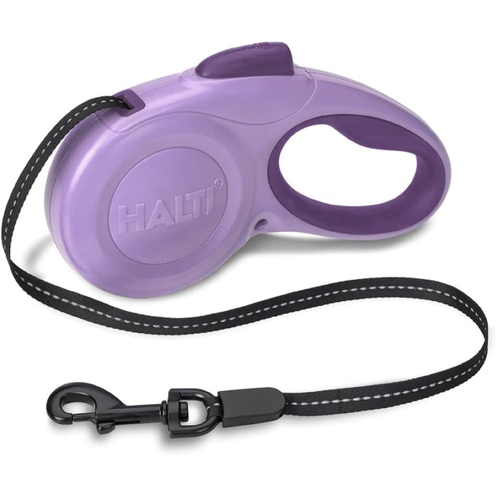 Шлейка для собак HATI Roeine з світловідбиваючим матеріалом, ергономічним дизайном та запатентованою застібкою. Підходить для великих собак (розмір ), фіолетовий, M
