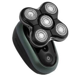 Remington RX7 Електрична бритва для гоління голови (волога/суха, USB, 5 насадок, 0.2 мм, Turbo, водонепроникна)