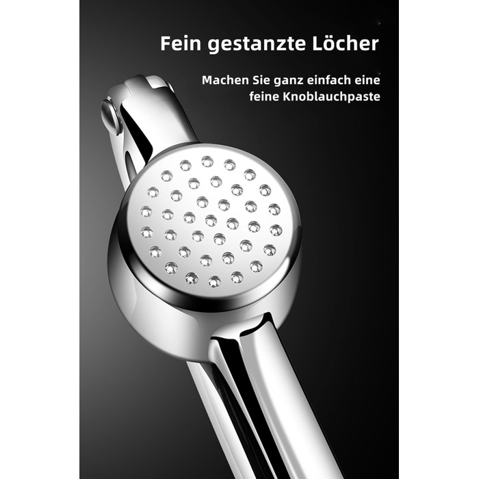 Пресс для часнику - високоякісний кухонний інструмент з ергономічним важелем для ефективного подрібнення часнику