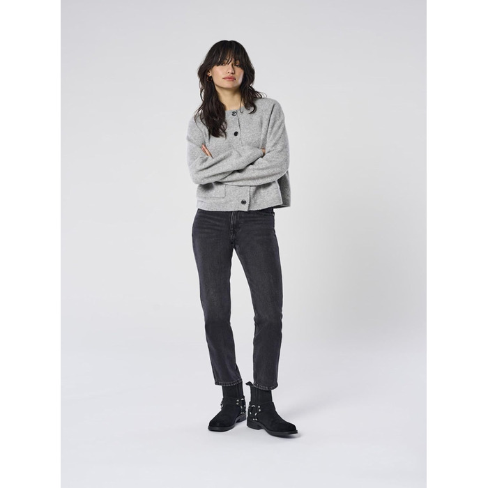 Жіночі джинси прямого крою ONLY ONLEMILY, висока талія, чорний денім, 32W/32L