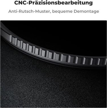 Фільтр UV K&F Concept 58mm з кришкою для об'єктива, серветкою для очищення, захисним фільтром з 18-шаровим нанопокриттям (Nano Klear)