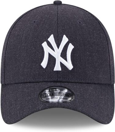 Кепка New Era 39thirty Heather Wool для чоловіків, Нью-Йорк Янкиз, синій
