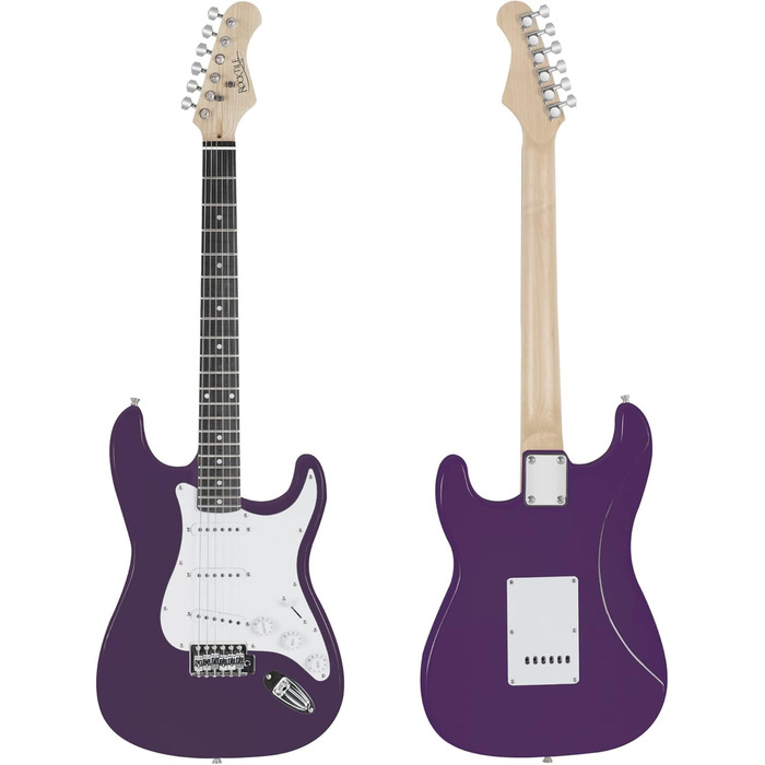 Електрогітара Rocktile Banger's Pack Violett (Комплект: підсилювач, тремоло, чохол, кабель, ремінь, медіатори, запасні струни, навчальний матеріал з CD/DVD)