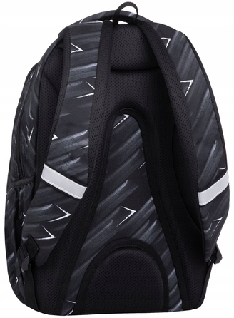 Багатовідсіковий шкільний рюкзак CoolPack, біло-чорний, 28 л