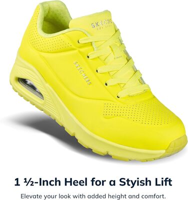 Жіночі кросівки Skechers UNO Night Shades, жовті, 39 EU