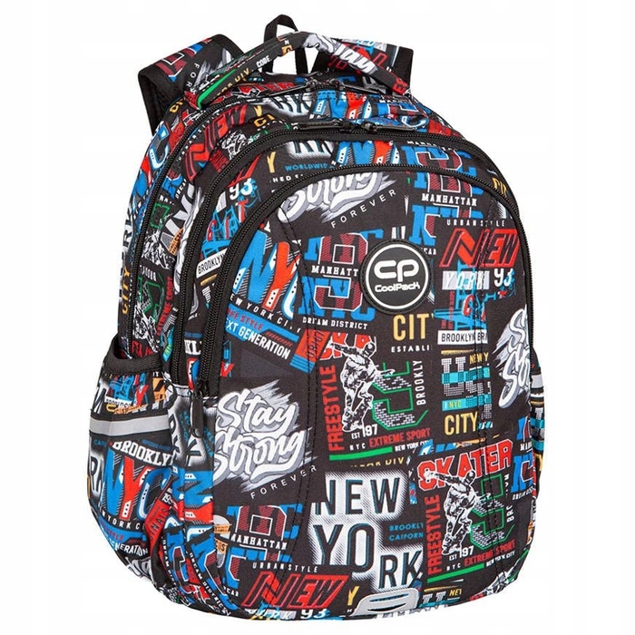 Багатофункціональний шкільний рюкзак CoolPack, багатоколірний, 21 л