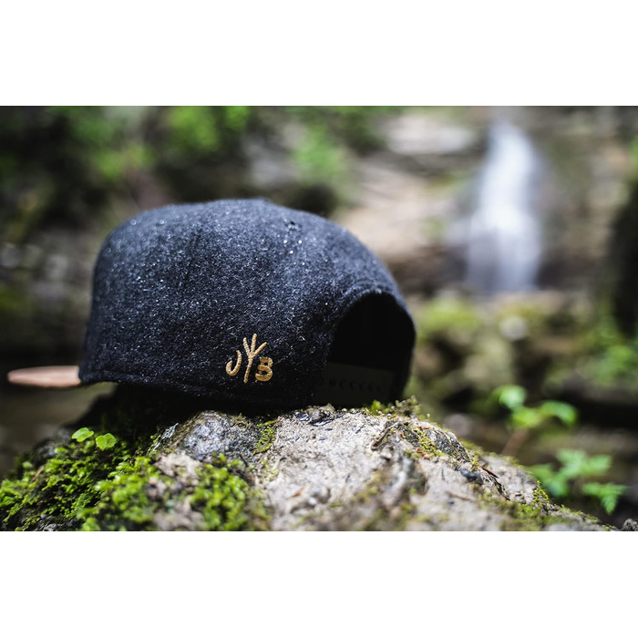 Кепка бейсболка Jumping Bird • Унісекс • Знімний козирок • Фетр • Антрацит