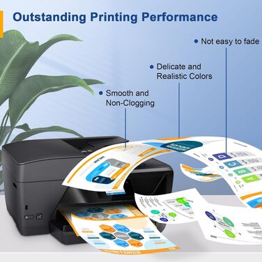 Комплект картриджів Palmtree 903XL (4 шт.) для принтерів HP OfficeJet Pro 6950, 6960, 6970 — сумісні чорнильні картриджі
