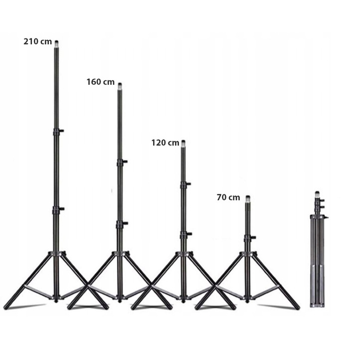 Кільцева LED-лампа 60W 35см з пультом та штативом 200см для макіяжу та YouTube