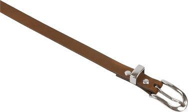 Жіночий шкіряний ремінь fashionchimp Basic 1.5 см, коричневий (Braun-althea), виготовлено в Німеччині
