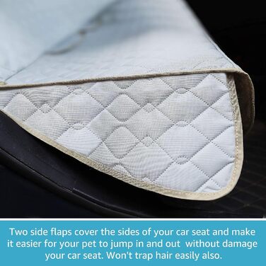 Захист сидіння для собак у машину: водовідштовхувальний чохол на заднє сидіння, захист для дітей, ковдра для собак, підходить для авто, фургонів та SUV