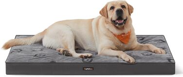 Крізь для собак Feandrea, розмір M, 76 x 51 x 8 см, водовідштовхувальний, знімний килимок, сірий, для маленьких та мініатюрних собак