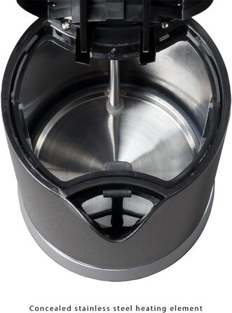 Електричний чайник Clatronic WK 3837: скляний, 1.7 л, BPA free, з підсвічуванням, для дому