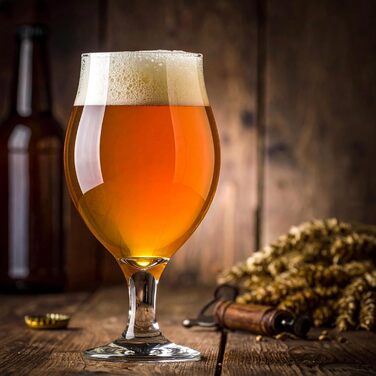 Набір келихів для пива KROSNO 1992, 6 шт., 500 мл - келихи для пива, стаута, коктейлів, сумісні з посудомийною машиною