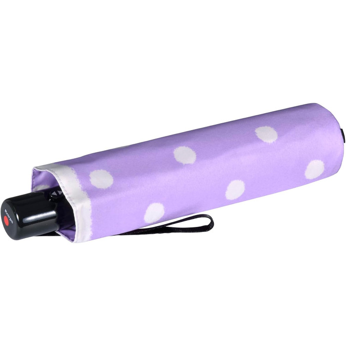 Сонцезахисний парасолька Knirps Duomatic Slim Renature Green (Dot Art Lavender)