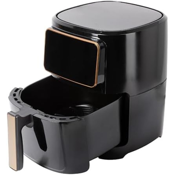 Фритюрниця без масла Bergner Copperly, 1800W, 6.9L, 8 програм, керамічне покриття, 80-200°C, таймер 30 хв