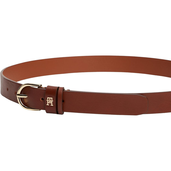 Жіночий шкіряний ремінь Tommy Hilfiger Essential Effortless 2.5, коричневий (Winter Cognac)