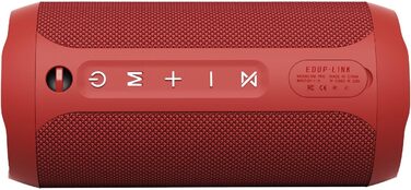EDUPLINK Портативна Bluetooth колонка водонепроникна IPX7 бездротова (Зелена)