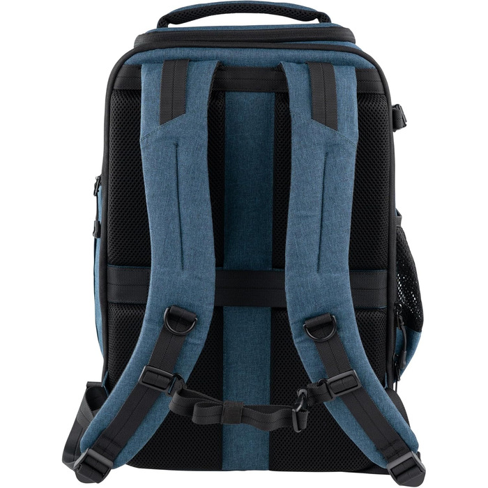 Рюкзак для фототехніки DÖRR Prag Go 16L, водонепроникний, для DSLR/SLR, з відділенням для ноутбука 16 дюймів, для дронів, знімні перегородки, тримач для штатива (блакитний)