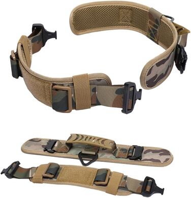 Тактичний нашийник для собак з контролем, 7 см, з двома пряжками, для великих собак (відбиваючий, чорний)