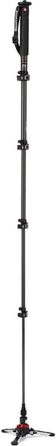 Manfrotto XPRO Einbeinstativ з рідкосною головкою для відеозйомки, 5-секційний монопод з алюмінію/карбону