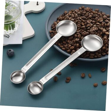 TOPBATHY 20-Piece Stainless Steel Measuring Spoons for Coffee, Tea, Tablespoons, Measuring Spoons, Baking Teaspoons, Sugar Spoons, Kitchen Measuring Spoons, Scoops for Canisters, Measuring Cups and Silver