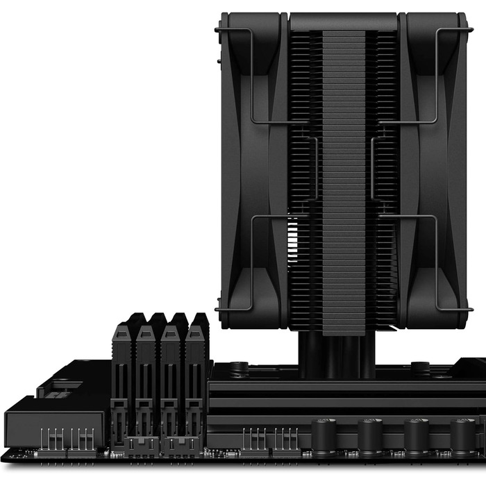 Охолоджувач CPU NZXT T120 - білий, 120 мм, 4 теплові трубки, підтримка Intel/AMD
