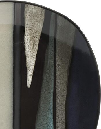 Набір посуду Gibson Elite Tequesta з реактивної глазурі (16 предметів) для 4 осіб, блакитно-зелений