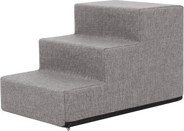 Східні сходинки для собак та котів Tiertreppen - 4 сходинки, висота 40 см, сірий колір