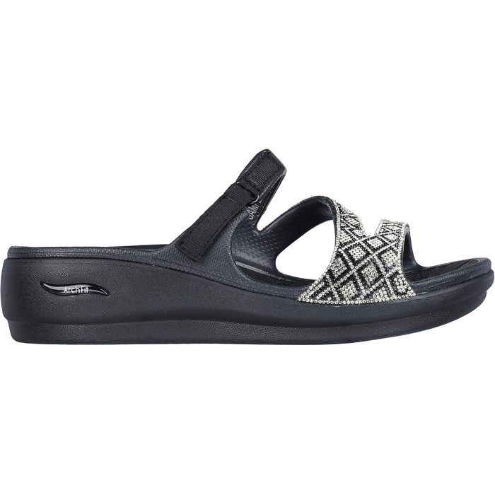Сандалі жіночі Skechers Arch Fit Ascend Keilsandale чорні, 40 EU - Комфорт та підтримка