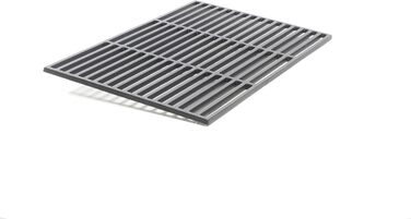 Чорнякова решітка для гриля Wiltec, 54 x 34 см, для вугільного та газового гриля, BBQ, емальована, ефект мату