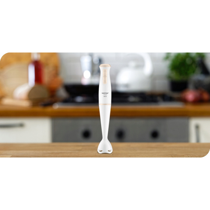 Занурювальний блендер Zelmer ZHB4560I Pulsar, 800 Вт, білий