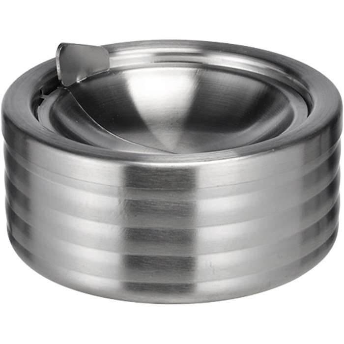 Попільничка з кришкою Bambelaa, нержавіюча сталь, для бару, 1 шт.