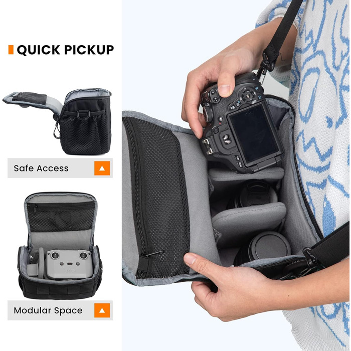 Сумка для камери Tarion для DSLR/SLR камер Canon, Nikon, Sony з захистом від дощу