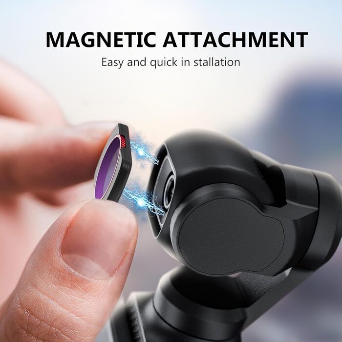 Набір фільтрів STARTRC для DJI Osmo Pocket 3 Creator Combo: CPL, ND 8, ND 16, ND 32, ND 64, ND256 (магнітні, версія з алюмінію)
