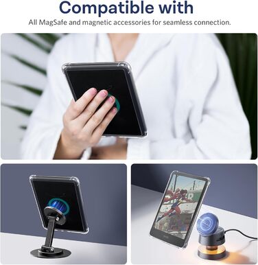 Чохол CoBak Klar для Kindle Paperwhite 12 (7 дюймів, 2024) та Kindle Colorsoft Signature Edition (7 дюймів, 2024) - прозорий, легкий, захист від подряпин, м'який (Z_Jadegrüne Ring)